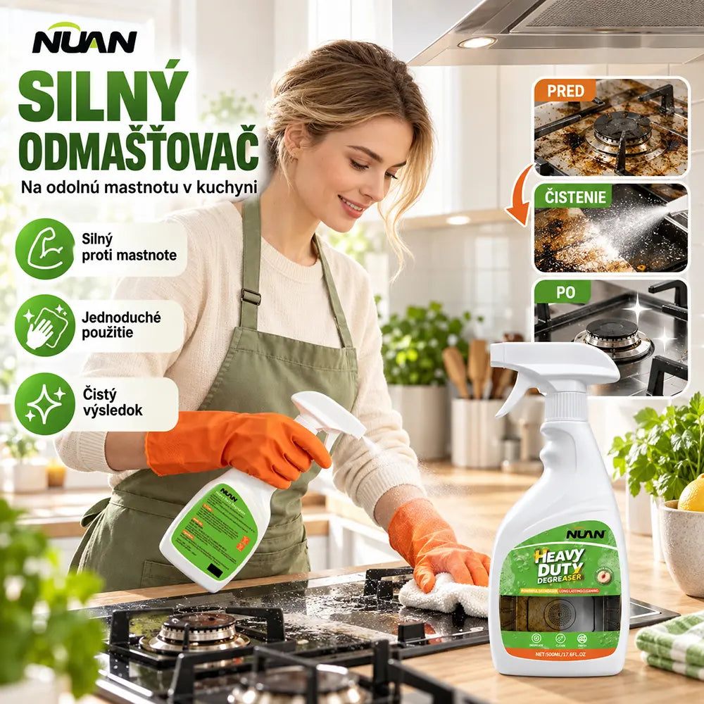🔥Čistící sprej na kuchyňské mastnoty, odstraňovač špinavých usazenin z digestoře pro domácnost 🌟500ML 🔥Časově omezená poloviční cena