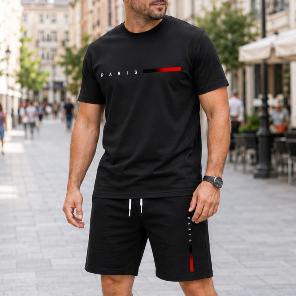Pánský dvoudílný set pro volný čas a sportovní oblečení