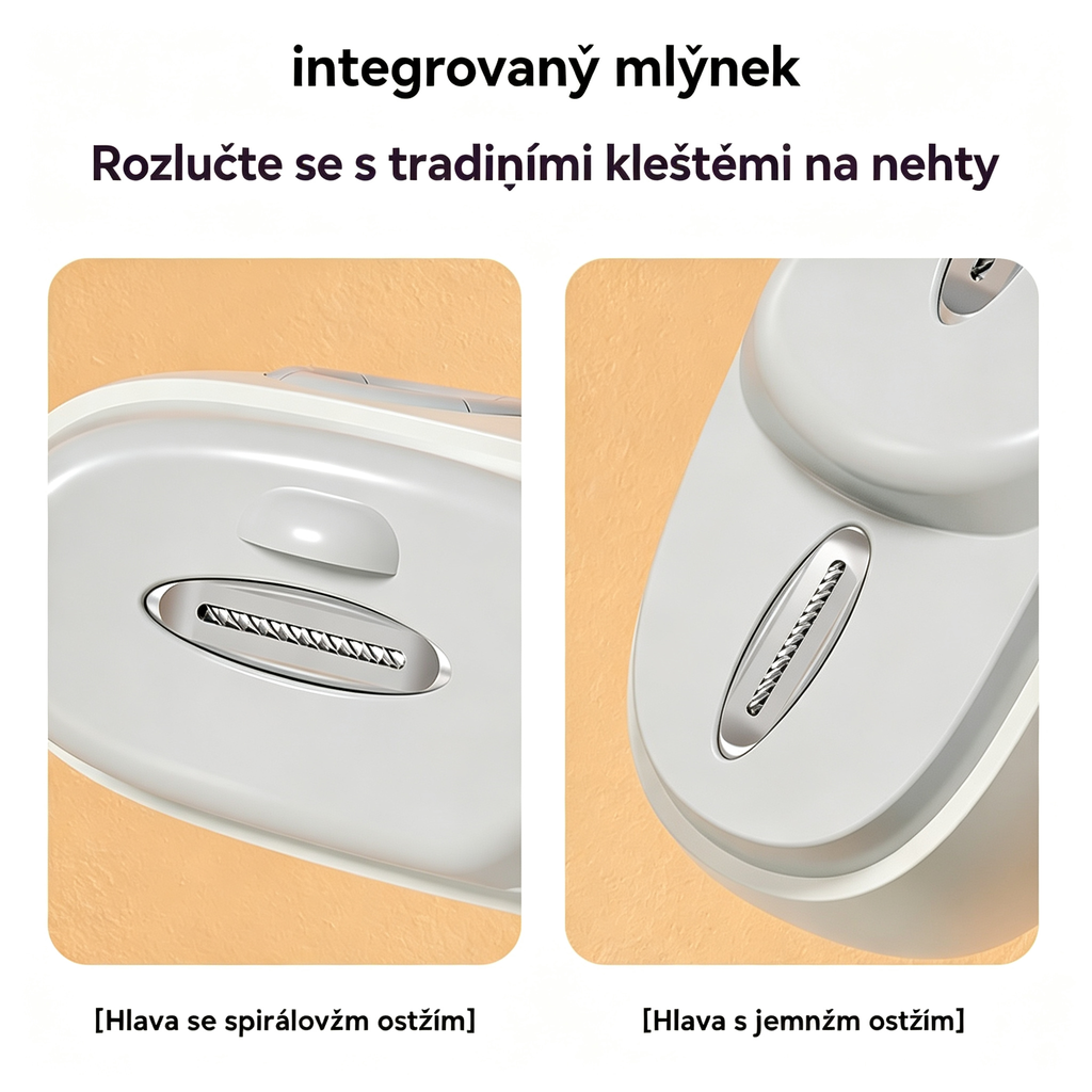 🔥Multifunkční elektrický pilník na nehty, elektrické kleštičky na nehty s ochranou proti skřípnutí