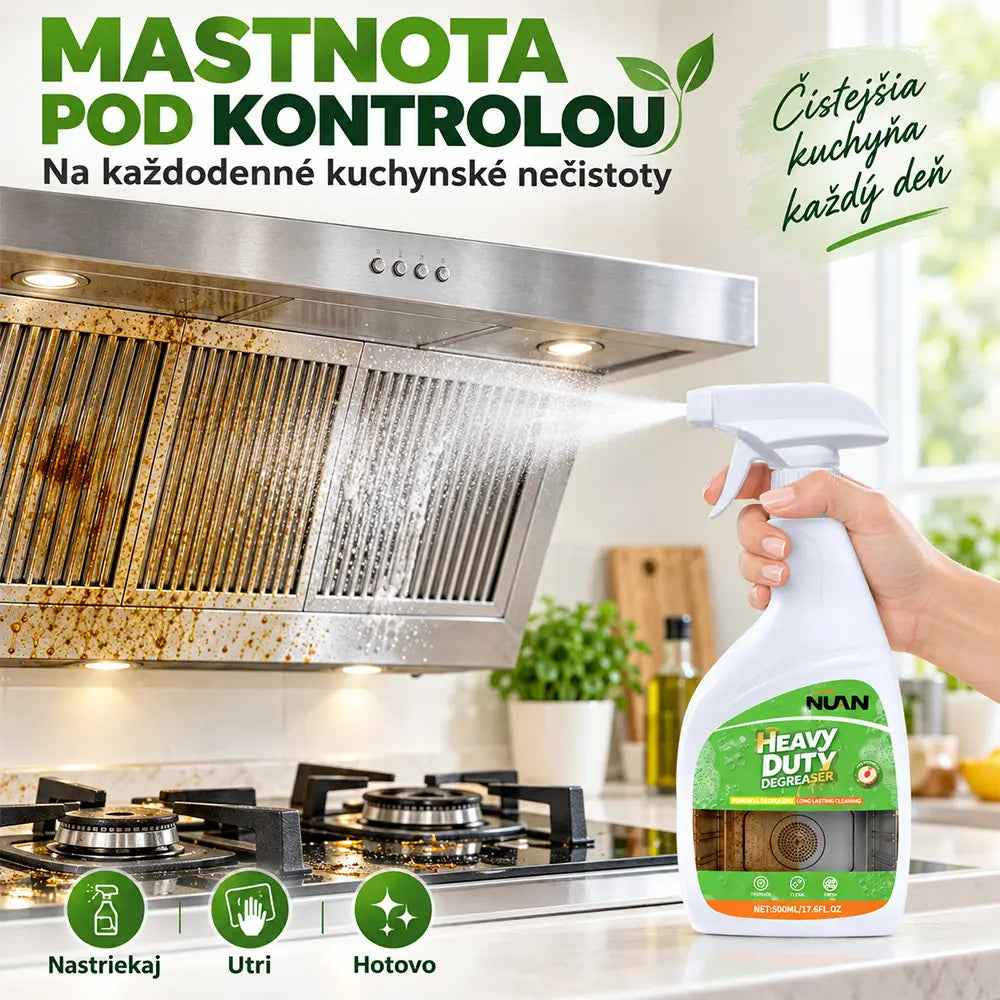 🔥Čistící sprej na kuchyňské mastnoty, odstraňovač špinavých usazenin z digestoře pro domácnost 🌟500ML 🔥Časově omezená poloviční cena