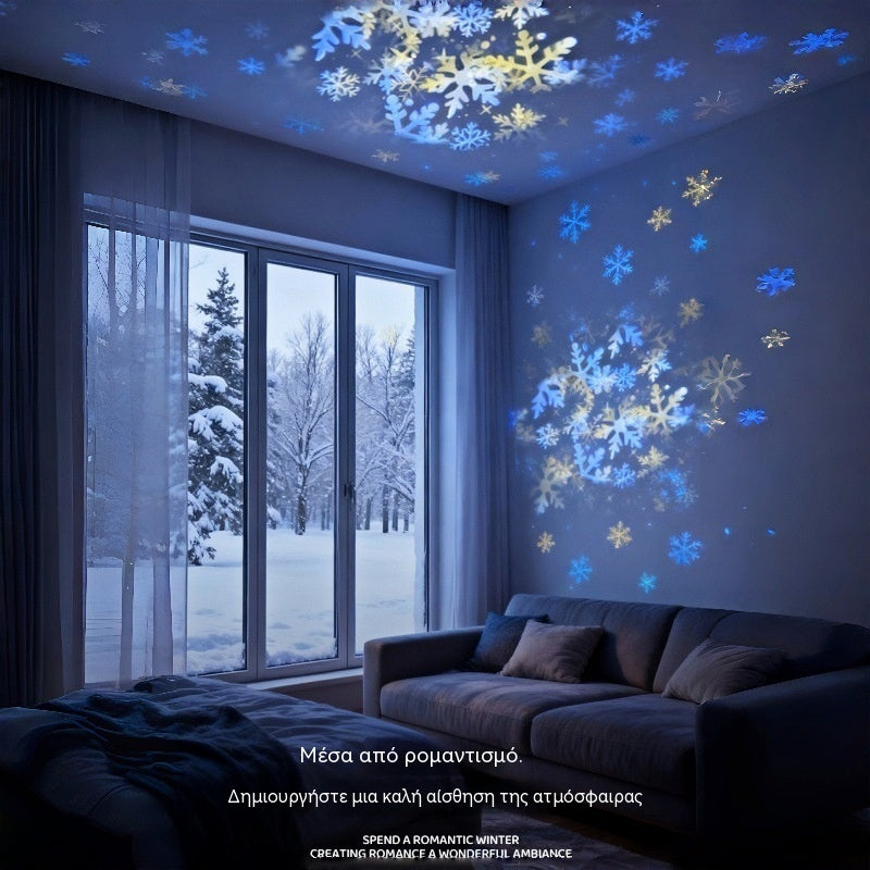 ✨2026 Dynamicky rotující LED projektorová lampa!