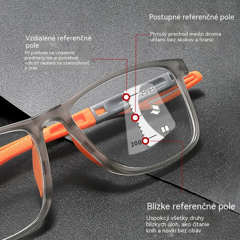 🕶️Fotochromatické, ultralehké brýle na čtení s vysokým rozlišením, speciálně navržené pro starší lidi.