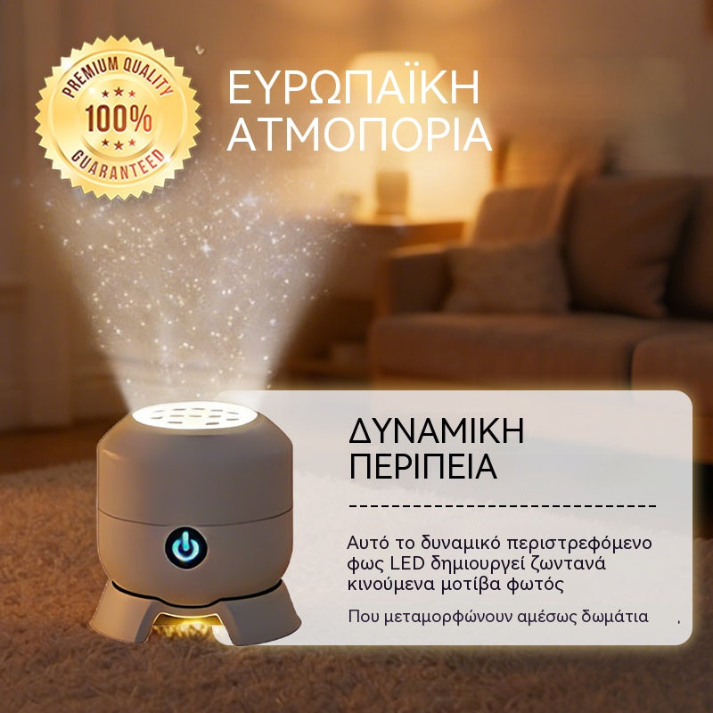 ✨2026 Dynamicky rotující LED projektorová lampa!