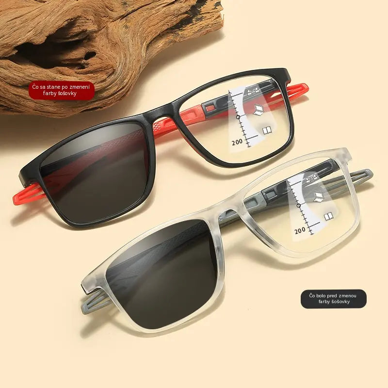 🕶️Fotochromatické, ultralehké brýle na čtení s vysokým rozlišením, speciálně navržené pro starší lidi.