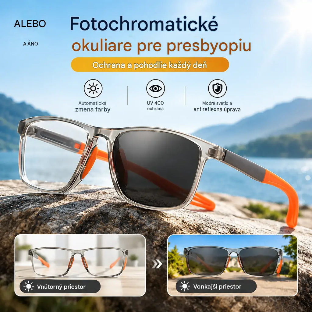 🕶️Fotochromatické, ultralehké brýle na čtení s vysokým rozlišením, speciálně navržené pro starší lidi.