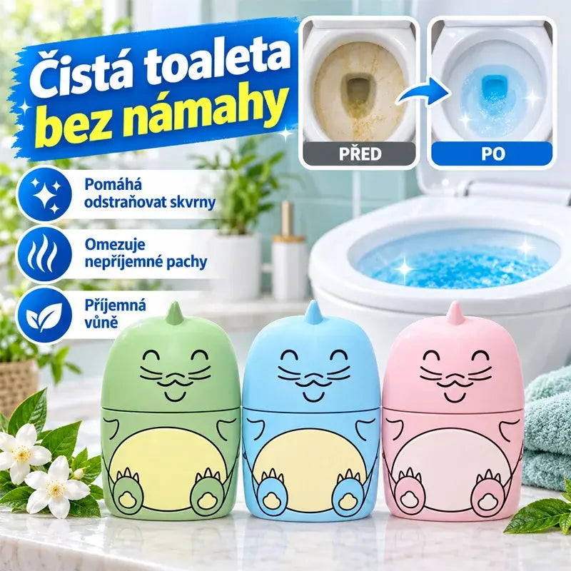 Získejte čistící prostředek na toalety za poloviční cenu! 💥[Sada 3 kusů] Jedno spláchnutí vystačí na 2000 spláchnutí, rozlučte se s manuálním čištěním toalet.❤