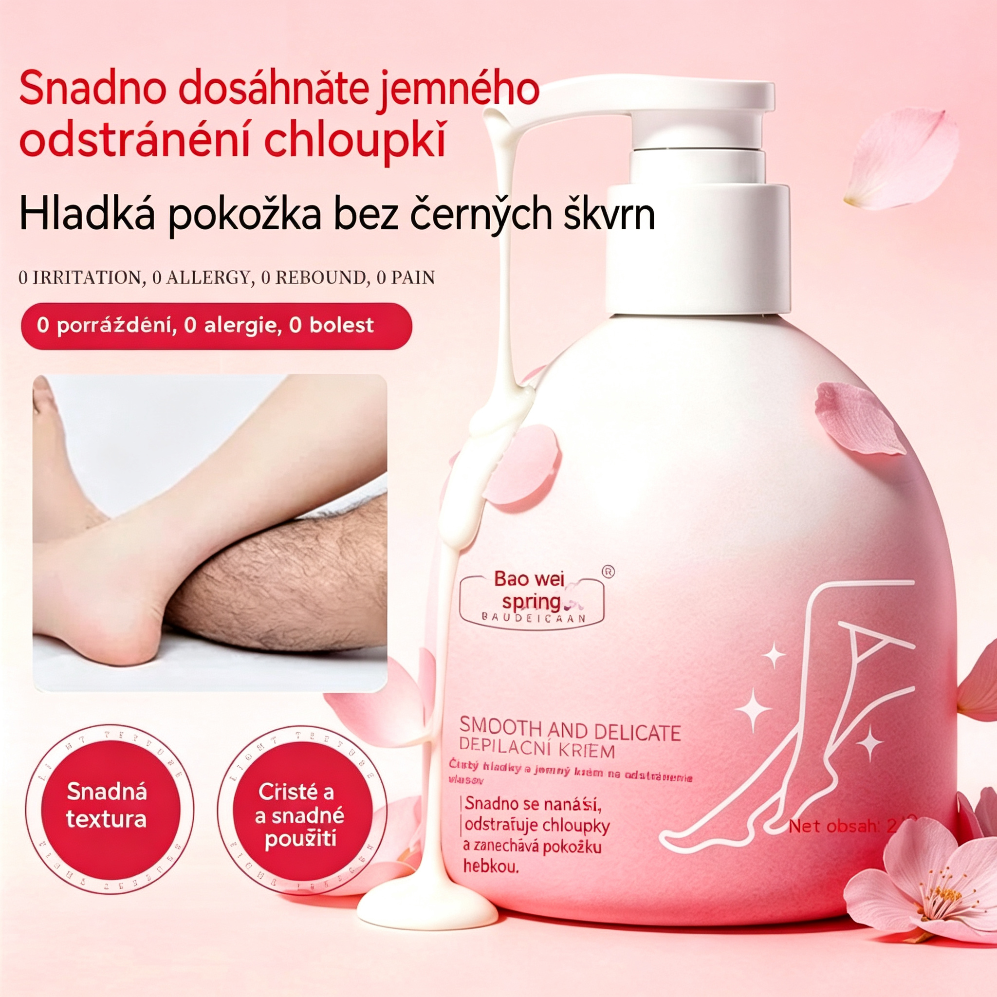 ✨Jemná a k pokožce šetrná sada na odstraňování chloupků | Časově omezená nabídka🎁