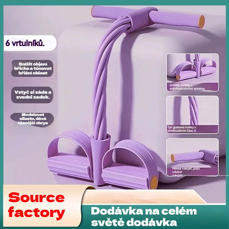 💜💜 POSLEDNÍ DEN AKCE - 50% SLEVA💜 Ztluštěný vysoce elastický odporový pás pro pedál