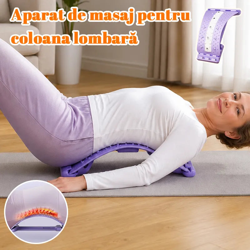 Lumbální relaxační strečink - Korekce páteře, masážní přístroj na hrbatá záda
